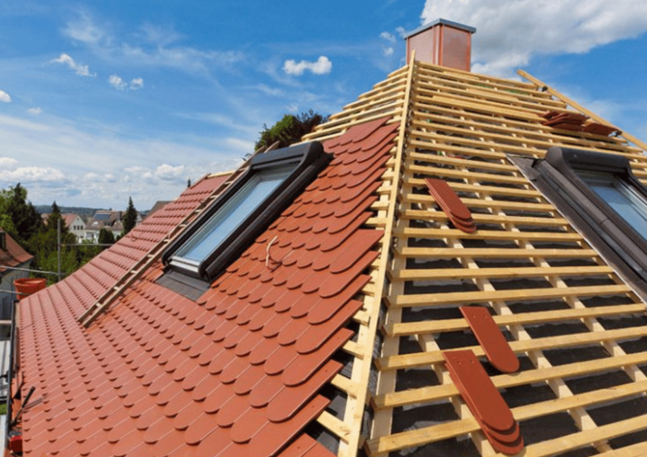 Réfection de toiture par notre entreprise.